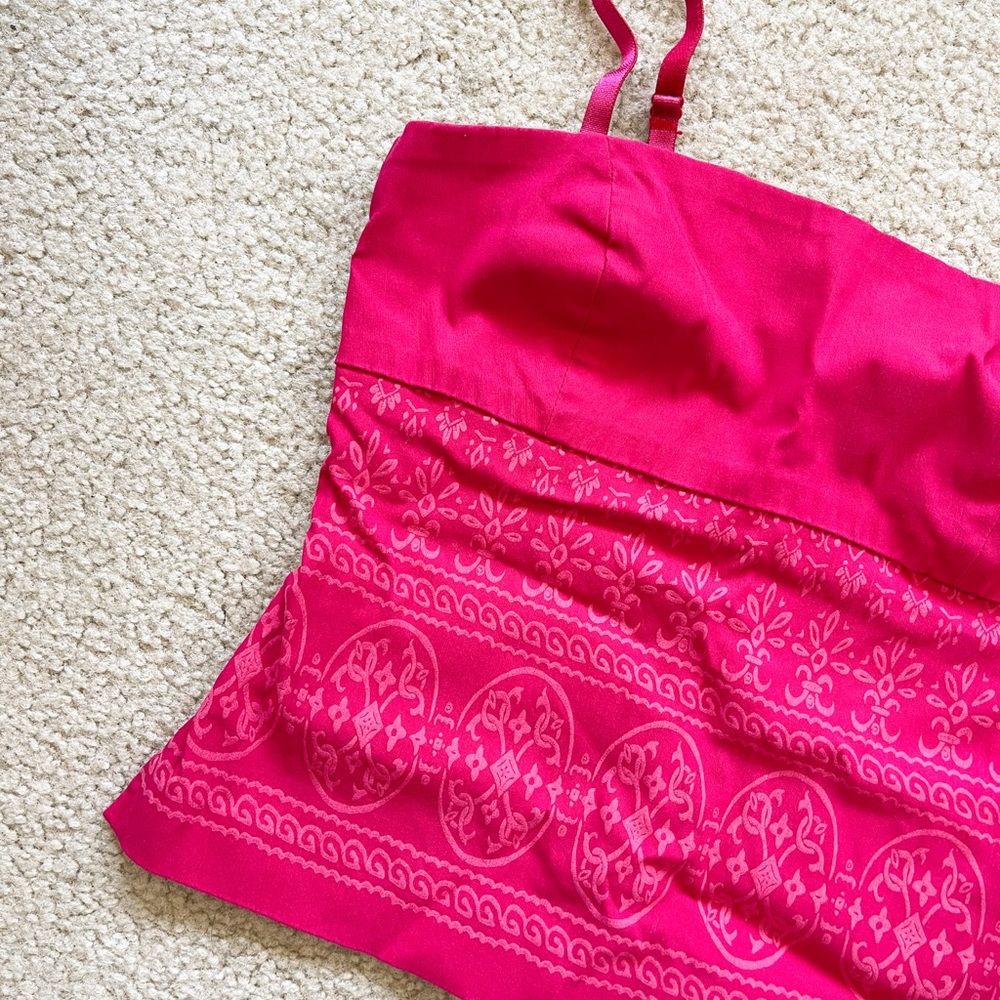 GUESS Dark Pink Spaghetti Strap Top